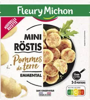 Mängden socker i Mini-Röstis pommes de terre et emmental