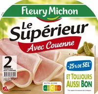 Mängden socker i Le Supérieur - avec Couenne -25% de sel*