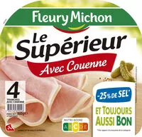 Mängden socker i Le Supérieur - avec Couenne -25% de sel*