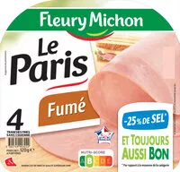 Mängden socker i Le Paris fumé - 25% de sel* - 4 tr.