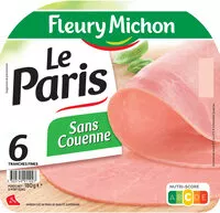 Mängden socker i Le Paris sans couenne - 6tr