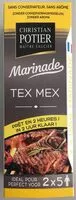 Mängden socker i Marinade Tex Mex