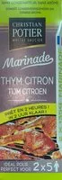 Mängden socker i Marinade Thym Citron