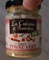 Mängden socker i Sauce poivre vert 90g