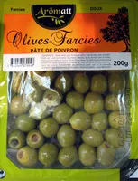 Mängden socker i Olives farcies pâte de poivron Arômatt