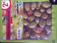 Mängden socker i Olives dénoyautées piquantes