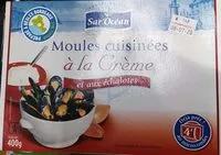 Mängden socker i Moules cuisinés à la crème et aux échalotes