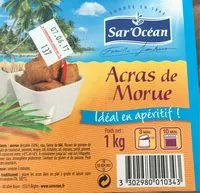 Mängden socker i acras de morue