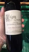 Mängden socker i CHATEAU LA CHAPELLE DESPAGNET 2012 SAINT-ÉMILION GRAND CRU
