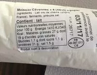 Mängden socker i Moissac Cévennes x6