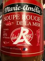 Mängden socker i Soupe Rouge De La Mer Bocal Label Rouge Marie Amelie