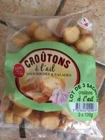 Mängden socker i Croutons a l'ail