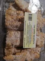 Mängden socker i Bugnes à l'ancienne (en 2018  nommé les petits travaillons)