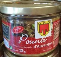 Mängden socker i Patté poubti d'auvergne