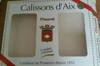 Mängden socker i Calissons d'Aix