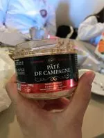 Mängden socker i Paté de campagne