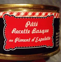 Mängden socker i Pâté recette basque au piment d'Espelette