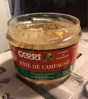 Mängden socker i Paté de campagne