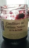 Mängden socker i Confiture de cerise noire