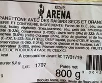 Mängden socker i Panettone