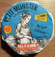 Mängden socker i Petit Munster au cumin des prés au lait d'Alsace