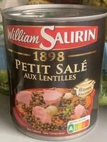 Mängden socker i Petit salé aux lentilles