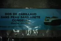 Mängden socker i Dos de cabillaud sans peau sans arête congelés