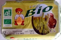 Mängden socker i 6 Oeufs Bio