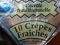 Mängden socker i 10 Crêpes Fraîches