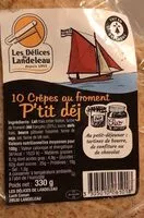 Mängden socker i Crêpes au froment