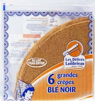 Mängden socker i 6 grandes Crêpes de Blé Noir