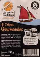 Mängden socker i 6 Crêpes Gourmandes