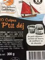 Mängden socker i 10 Crêpes P'tit déj