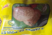 Mängden socker i 6 carrés de poulet