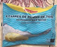 Mängden socker i Carrés de pomme de terre au poisson salé seché