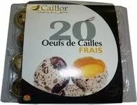 Mängden socker i Oeufs de cailles frais x 20, 200 gr