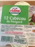 Mängden socker i 12 Cabécou du Périgord