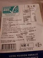 Mängden socker i Crevettes entières cuites réfrigérées