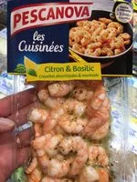 Mängden socker i Crevettes décortiquées citron & basilic