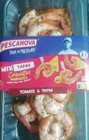 Mängden socker i Mix tapas crevettes marinées