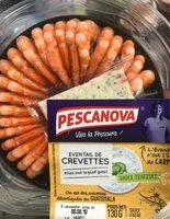 Mängden socker i Eventail de Crevettes Sauce Tzatziki
