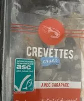 Mängden socker i Crevettes crues