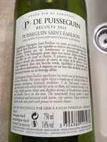 Mängden socker i De Puisseguin - Saint Emilion