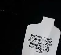 Mängden socker i Oignon  rouge