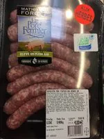 Mängden socker i Chipolatas porc fermier aux herbes