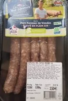 Mängden socker i Chipolatas Porc Fermier au Muscadet