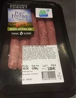 Mängden socker i Chipolatas porc fermier nature