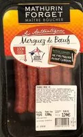 Mängden socker i Merguez de boeuf