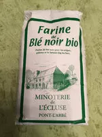 Mängden socker i Farine de ble noir bio Moulin de l'Ecluse