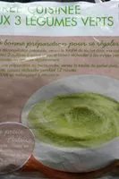 Mängden socker i Purée Cuisinée aux 3 Légumes Verts